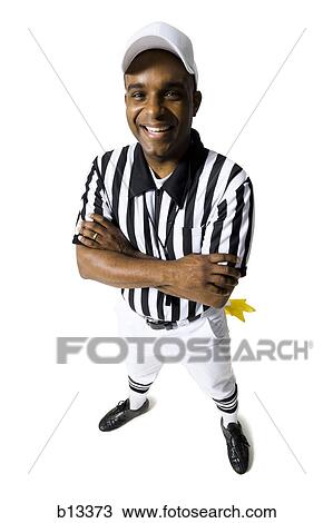 Referee standing with arms crossed View Large Photo Image Stock Image - Referee standing with arms crossed. Fotosearch