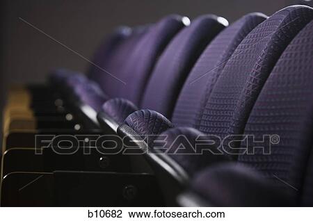 Row of empty seats View Large Photo Image Stock Image - Row of empty seats. Fotosearch