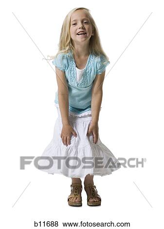 Stock Photo - Smiling girl. Fotosearch