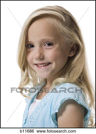 Smiling girl View Large Photo Image Stock Photograph - Smiling girl. Fotosearch
