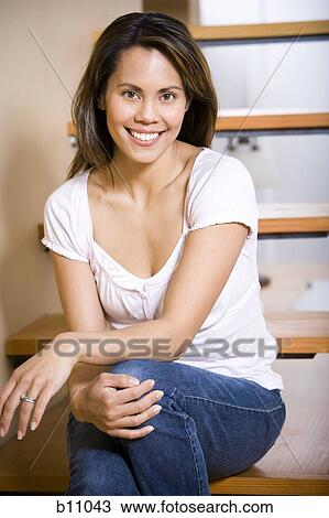 Smiling woman View Large Photo Image Stock Image - Smiling woman. Fotosearch