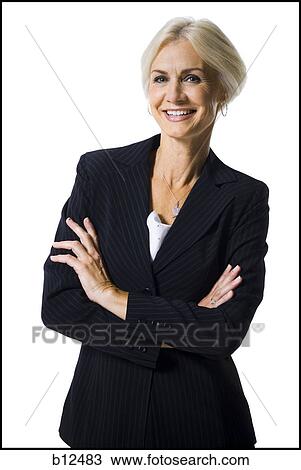 Stock Image - Smiling woman. Fotosearch