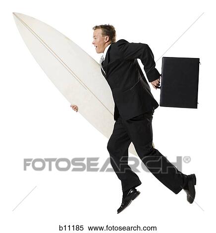 Surfing businessman View Large Photo Image Stock Photography - Surfing businessman. Fotosearch