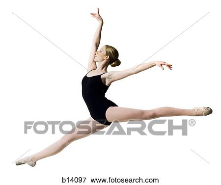 Stock Photo - Teenage ballerina in leotard. Fotosearch