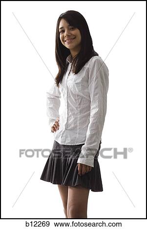 Stock Photo - Teenage girl. Fotosearch