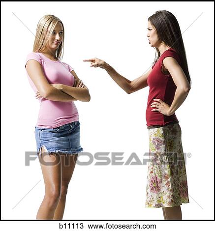 Two women arguing with each other View Large Photo Image Stock Image - Two women arguing with each other. Fotosearch