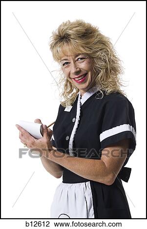 Waitress taking order View Large Photo Image Stock Image - Waitress taking order. Fotosearch