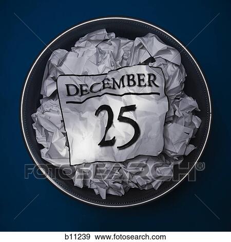 Wastepaper basket with calendar sheet View Large Photo Image Stock Photo - Wastepaper basket with calendar sheet. Fotosearch