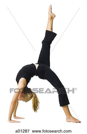 Woman exercising View Large Photo Image Stock Photo - Woman exercising. Fotosearch