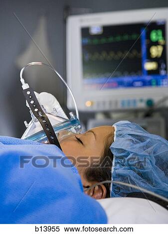 Woman in hospital with respirator View Large Photo Image Stock Photography - Woman in hospital with respirator. Fotosearch
