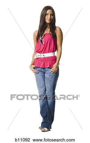 Woman standing View Large Photo Image Stock Image - Woman standing. Fotosearch
