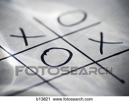 Stock Image - X's and O's game. Fotosearch