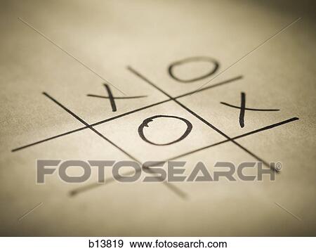 Stock Photo - X's and O's game. Fotosearch