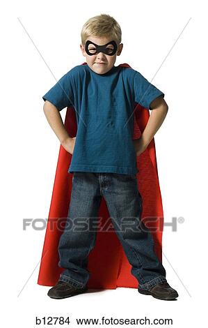 Young boy in superhero costume View Large Photo Image Picture - Young boy in superhero costume. Fotosearch