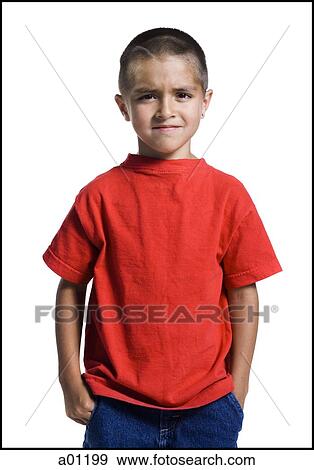 Young boy with hands in pockets View Large Photo Image Stock Photo - Young boy with hands in pockets. Fotosearch