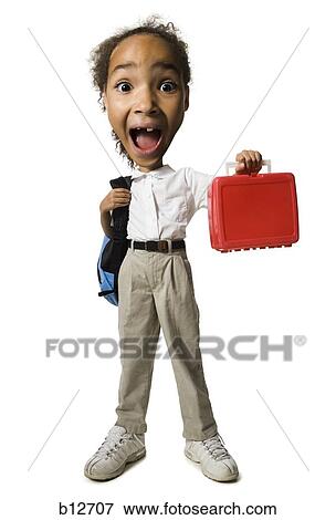 Young schoolgirl View Large Photo Image Stock Photo - Young schoolgirl. Fotosearch
