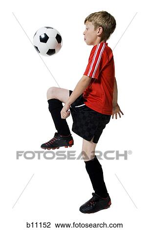 Young soccer player Stock Image | b11152 | Fotosearch