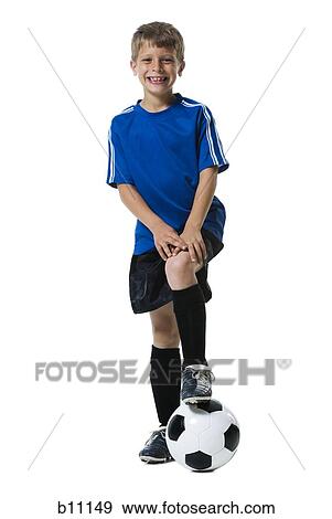 Stock Photo - Young soccer player. Fotosearch