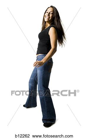 Stock Image - Young woman. Fotosearch