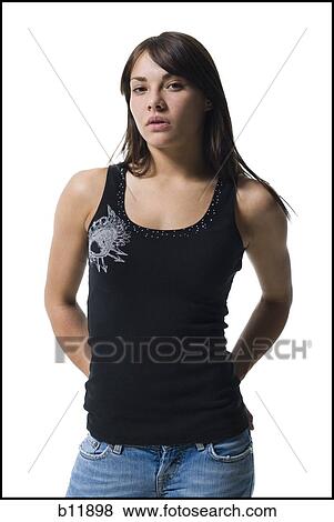 Young woman View Large Photo Image Stock Photo - Young woman. Fotosearch