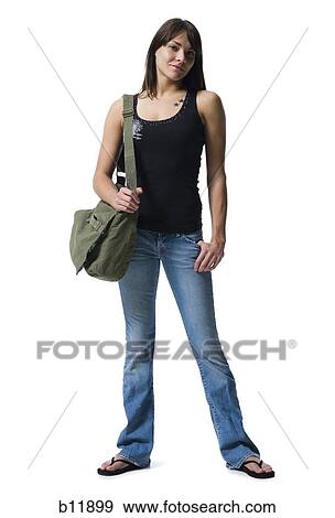 Stock Photo - Young woman. Fotosearch