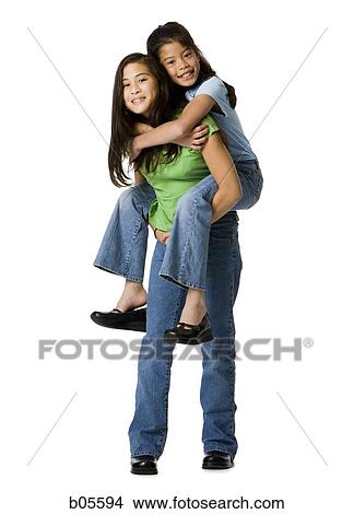 女の子 寄付 強欲な後方のドライブ へ より若い 女の子 ピクチャー B Fotosearch