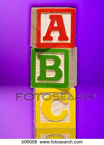 A B and C blocks View Large Photo Image Stock Photo - A B and C blocks. Fotosearch