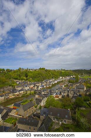 Aerial view of village View Large Photo Image Stock Image - Aerial view of village. Fotosearch