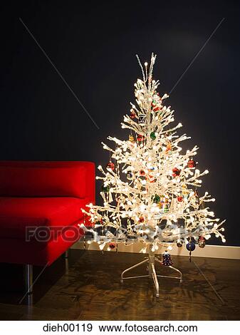 Stock Photo - Artificial Christmas tree. Fotosearch