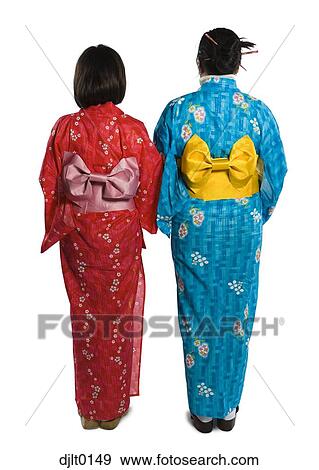 Back view of geisha costumes View Large Photo Image Stock Photo - Back view of geisha costumes. Fotosearch