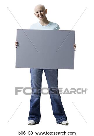 Stock Photo - Bald woman smiling. Fotosearch