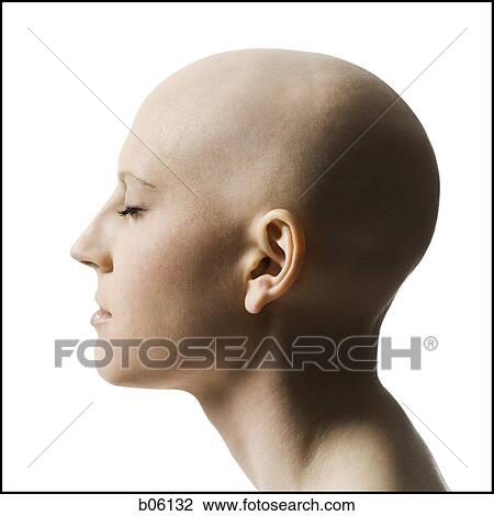 Bald woman View Large Photo Image Stock Image - Bald woman. Fotosearch
