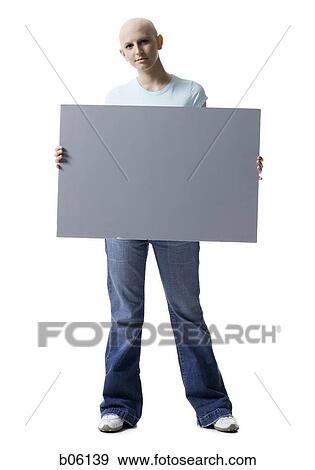 Stock Photo - Bald woman. Fotosearch