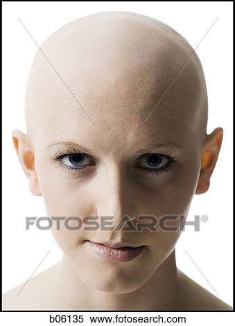 Bald woman View Large Photo Image Stock Photography - Bald woman. Fotosearch