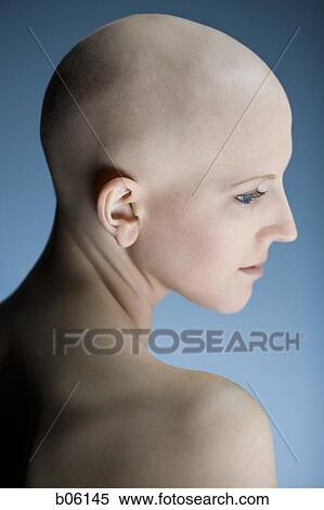 Bald woman View Large Photo Image Stock Photography - Bald woman. Fotosearch
