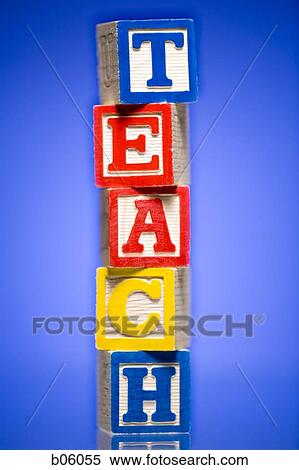 Blocks spelling out teach View Large Photo Image Stock Photography - Blocks spelling out teach. Fotosearch