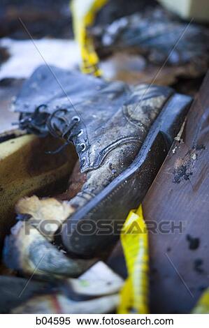 Boot in rubble View Large Photo Image Stock Photography - Boot in rubble. Fotosearch