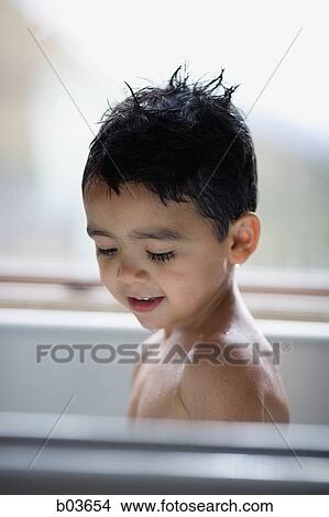 Boy in bathtub View Large Photo Image Picture - Boy in bathtub. Fotosearch