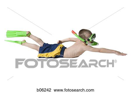 Boy in snorkeling mask View Large Photo Image Stock Image - Boy in snorkeling mask. Fotosearch