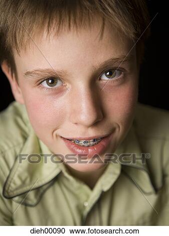 Stock Image - Boy smiling. Fotosearch