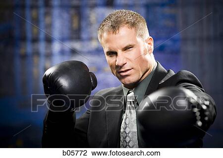 Businessman boxing View Large Photo Image Stock Image - Businessman boxing. Fotosearch
