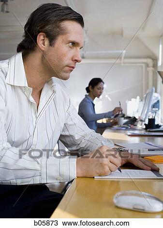 Businessman working View Large Photo Image Stock Image - Businessman working. Fotosearch