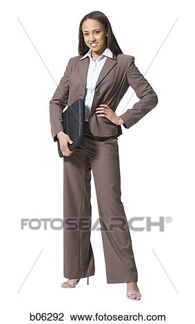 Businesswoman with a binder View Large Photo Image Stock Image - Businesswoman with a binder. Fotosearch
