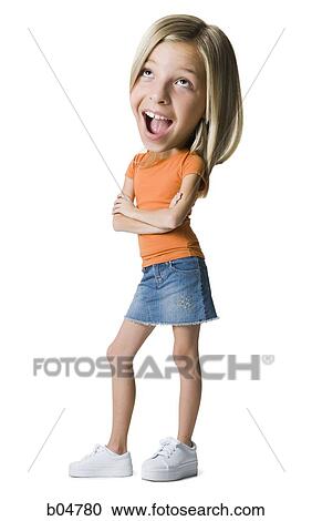 Caricature of a Girl View Large Photo Image Stock Image - Caricature of a Girl. Fotosearch