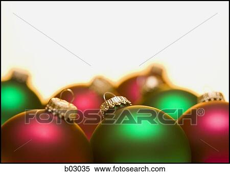 Stock Photography - Christmas baubles. Fotosearch