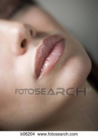 Close up of a woman's mouth View Large Photo Image Picture - Close up of a woman's mouth. Fotosearch