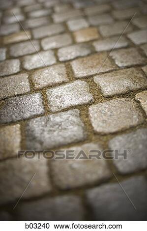 Stock Image - Close up of Interlocking stones. Fotosearch