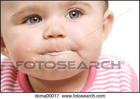 Closeup of a baby View Large Photo Image Stock Photo - Closeup of a baby. Fotosearch