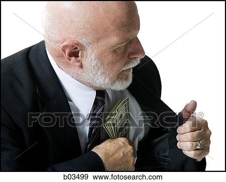 Closeup of businessman putting US banknotes in pocket View Large Photo Image Stock Photo - Closeup of businessman putting US banknotes in pocket. Fotosearch