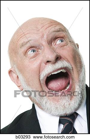 Closeup of businessman shouting View Large Photo Image Stock Image - Closeup of businessman shouting. Fotosearch